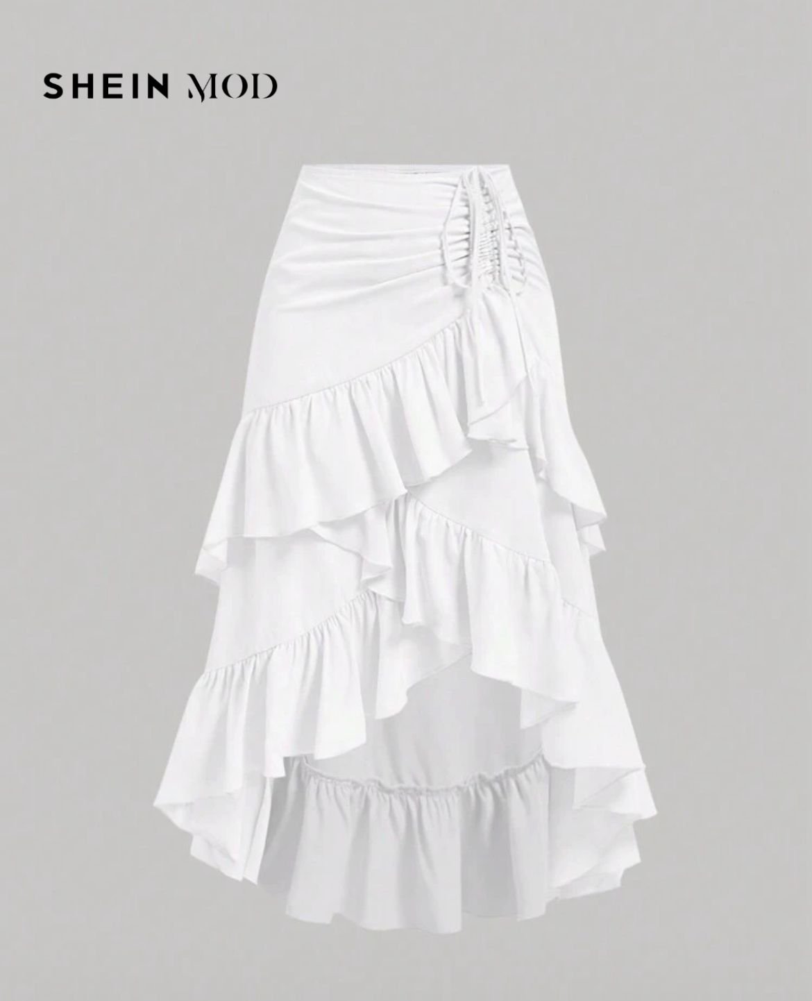 white skirt