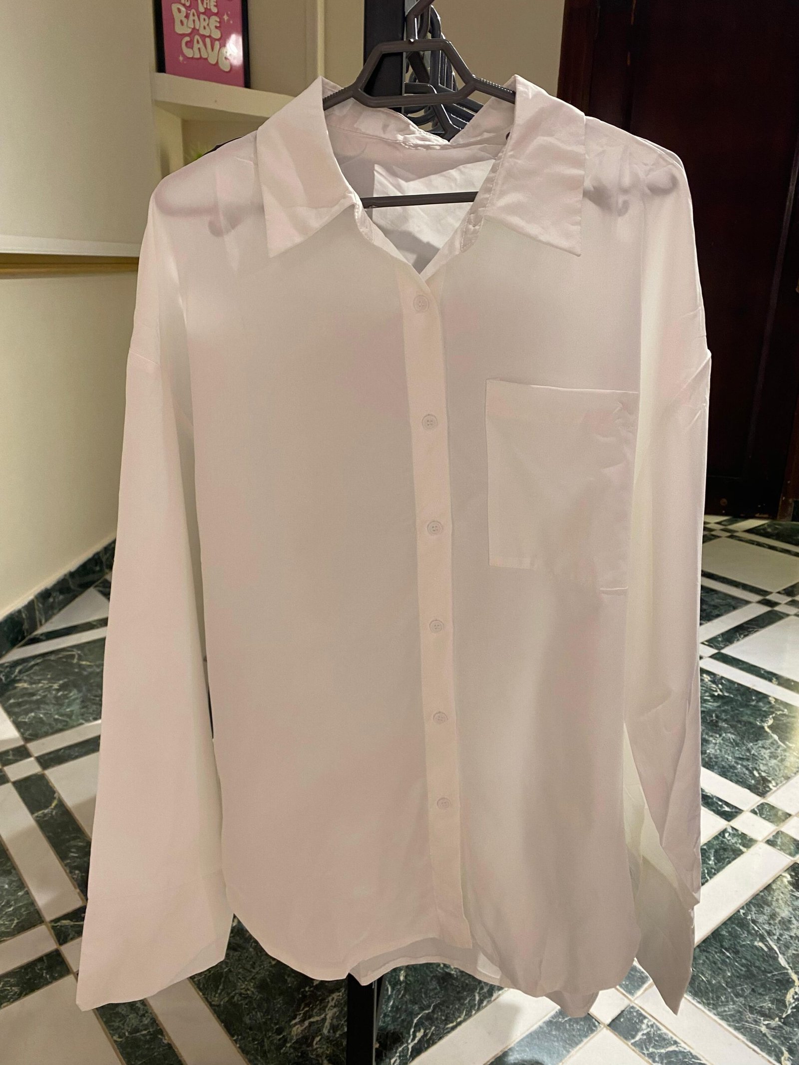 white shirt