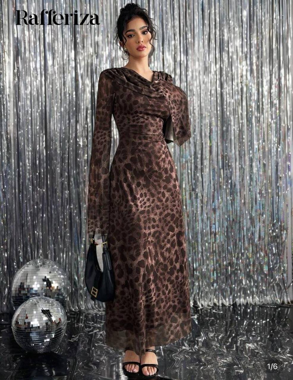 leopard print dress