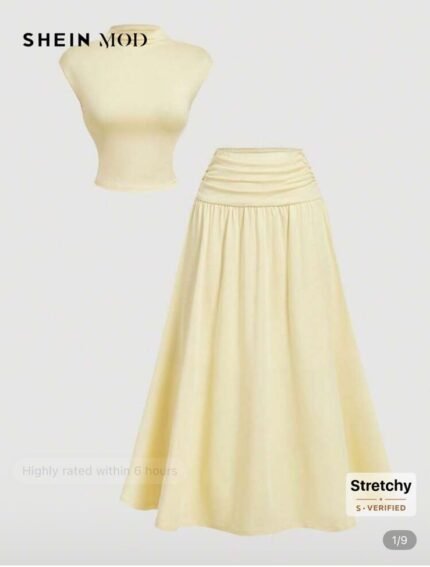 Butter Yellow two pieces set
